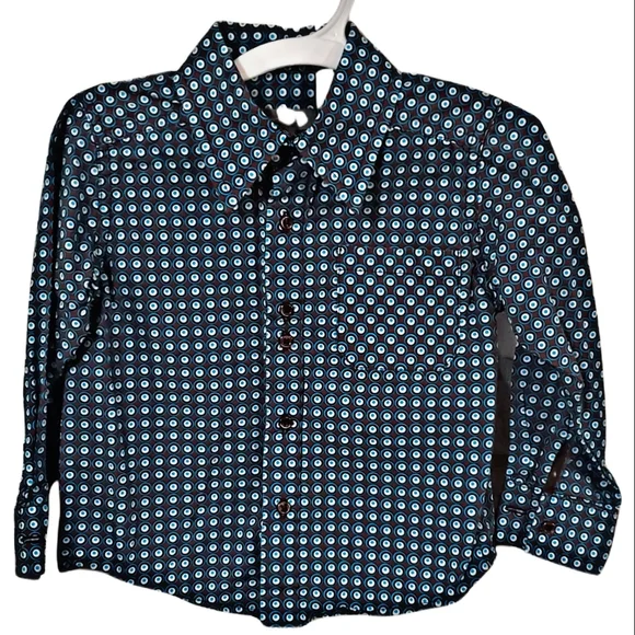 Boys WONDERBOY Long Sleeve Dress Shirt Size 2T - Picture 1 of 4